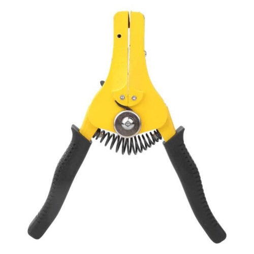 ESTINK Automatic Wire Stripper - Cable Stripping Tool 0.9/1.25/2.0/3.5/5.5mm - Yellow