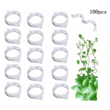 100 Pcs Tomato Clips, Plant Clips, Graft Growth Clips, Garden Plant Support Clips for Vegetables, Tomato Vines, and Stems
