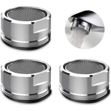 Faucet Aerator, 3pcs Faucet Filter with Sealing Ring for Kitchen, Bathroom (Outer Diameter 24MM)