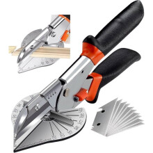 Multifunctional Chute Scissors, 45-135 Angled Mitre Shears, Quarter Round Cutting Tool