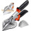 Multifunctional Chute Scissors, 45-135 Angled Mitre Shears, Quarter Round Cutting Tool 1