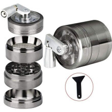 Trituratore per erba - Non specificato - 4 parti - Lega di zinco - Argento - 40 * 43 mm