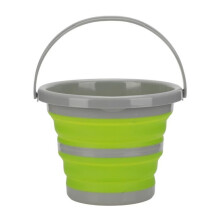 Secchio pieghevole GXU, secchio per acqua pieghevole da 5 litri, secchio portatile retrattile per campeggio, pesca e viaggi HJ011