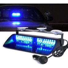 16 LED ad alta intensità, luce stroboscopica di emergenza con ventose per uso interno [302]