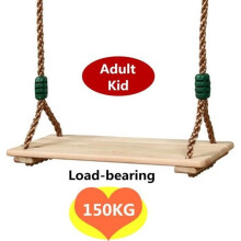 Altalena in legno anticorrosivo di alta gamma TEMPSA, ideale per bambini e adulti.