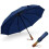 Automatic Umbrella with Wooden Handle, Automatic Closing, Protection Against Rain, Sun, Wind, Durable, etc. Blue 1