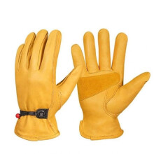 Guanti invernali da moto e da equitazione, guanti antivento in pelle stile retrò di alta qualità per uso esterno, taglia XL