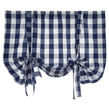 Tende a quadretti - Mantovane - Blu - 80x140 cm - Oscuranti - Stile country