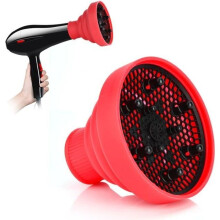 Diffusore ad aria calda per capelli ricci, diffusore universale, accessorio asciugacapelli portatile, cura del colore