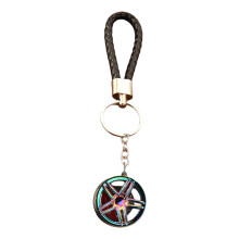 Backpack Charm Keyring Zinc Alloy Wheel Hubs Pendant Car-D
