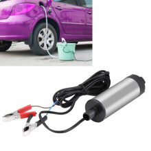 Pompa di travaso carburante 12V DC 51mm, pompa elettrica sommergibile smontabile per diesel, acqua e olio.