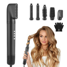 Spazzola asciugacapelli 5 in 1 con getto d'aria fredda, spazzola asciugacapelli Air Styler, spazzola asciugacapelli multifunzione