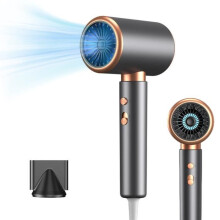 Asciugacapelli ionico professionale KILISKY 2400W - 5 impostazioni di temperatura - Bocchetta per lo styling