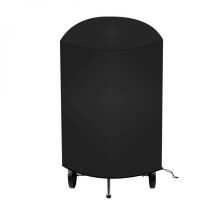 Telo di copertura per barbecue impermeabile e resistente ai raggi UV - 70 x 90 cm - Nero - Linxor