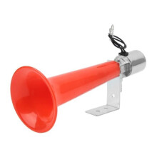 Tromba pneumatica Qiilu 180DB rossa, tromba a fischietto turca 12V, trombe pneumatiche 24V per camion, tromba pneumatica con altoparlante
