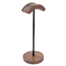 Supporto in legno per cuffie con base pesante per cuffie da gioco - SALUTUYA - Universale