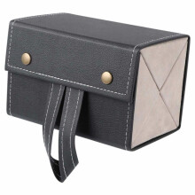 Custodia da viaggio per occhiali da sole, scatola portaoggetti portatile in PU multi-scomparto per occhiali, su