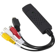 Convertitore audio/video USB 2.0, adattatore per registrazione video da VHS a DVD digitale per Windows 10 8 7 [472]