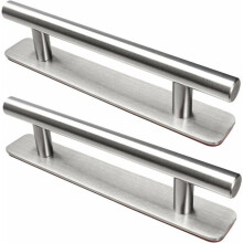 Maniglia autoadesiva per mobili, 2 maniglie per porte in acciaio inox, maniglie da 150 mm per ante di mobili da cucina e cassettiere.