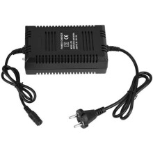 Caricabatterie al litio da 36 V per scooter elettrico, moto, bicicletta, con connettore a 3 pin.