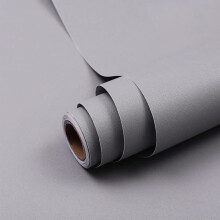 Carta da parati autoadesiva - OUTAD - 60x500cm - Vinile - Opaca - Grigio chiaro - Decorazione fai da te