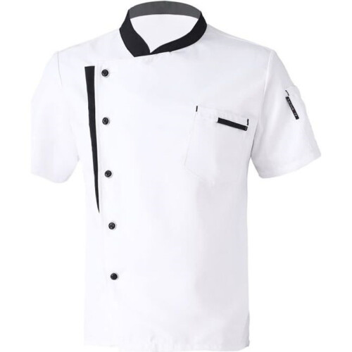 Giacca da chef - Maniche corte - Bianca