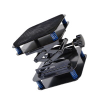 Support élévateur industriel anti-vibration en acier au-C