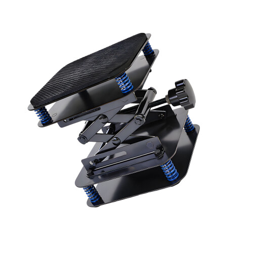 Support élévateur industriel anti-vibration en acier au-C