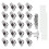 20 pièces compacts rouleaux silencieux roue meubles roue 1