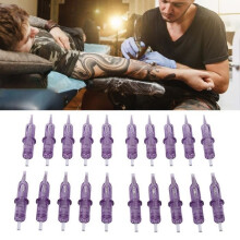 Aghi per tatuaggi SURENHAP, assortiti, monouso, 20 pezzi, modelli 1003RS, 1005RS e 1005F.