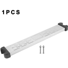 1 scaletta per piscina con pedale di sicurezza, dimensioni 50x7,5x2,5 cm, in acciaio inossidabile.