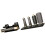 Space Efficient Hair Dryer Stand With Multiple Storage-Black 1