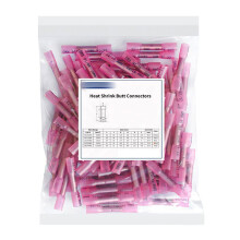 100 stuks plastic krimpklemmen waterdicht voor elektrische-Rood
