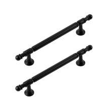 2Pcs Cabinet Pull Zinc Alloy Dressers Knob Simple Drawer-128mm