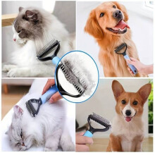 Spazzola, forbici, taglia nodi per cani e gatti