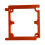 86 Junctions Switches Sockets Bottom Box Slotted-OrangeA 1