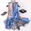 Sciarpe di seta stampate tipo 3 per donna, marca di lusso, alla moda, scialli e stole, pashmina morbida, 1