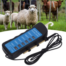 Tester per recinzioni elettriche LIS 10000V Voltmetro Strumento portatile impermeabile con 6 luci per agricoltura