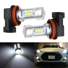 2PCS LED Fog Bulb H8 H11 H16 6000K White 200W 21*2835 SMD