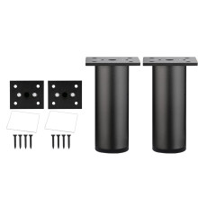 2lots Cabinet Table Legs Sofa Feet Furniture-10 cm sand black