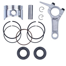 68mm Piston Rings Connecting Rod Crankshaft Oil Seal Kit for Honda GX160 GX 160 Chinese 168F 5.5HP Lawn Mower Engine
