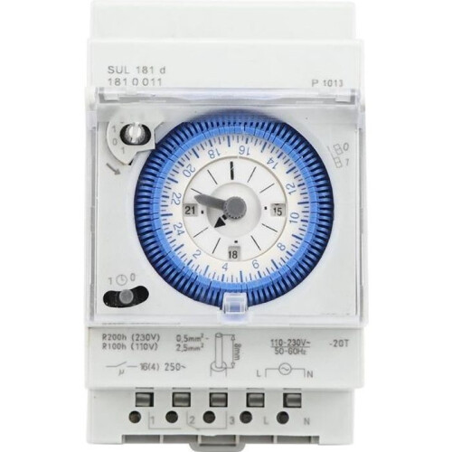 SUL181D Mechanical Timer 15 Minutes 24 Hours Relay Time Switch 250VAC 16A-LAT