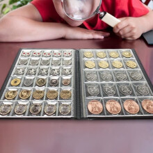 Zerone coin collection album, 250 pockets, 10 pages each. Coin album, coin collection.