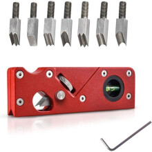 Chamfer planer for woodworking – Portable planer with 7 types of cutting heads – Woodworking tools for