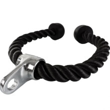 Pull Rope - SCSPORTS - Triceps Rope - Nylon 68 cm - Non-Slip Handles - Black