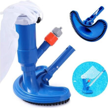 NightyNine Above Ground Pool Vacuum Cleaner, Portable Pool Cleaning Vacuum with Sand Bag and Brush, Pool Accessory for