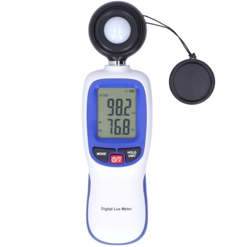 Zerone WT81B Bluetooth Lux Meter - Measures Illuminance and Temperature - High Accuracy