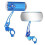 2pcs Bicycle 360 Rotating Rearview Mirror Handlebar Wide Angle Bicycle Mirror 2 Pr59230 1