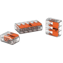 Lot of 50 2/3/5 input terminal blocks, serial 221 - Wago