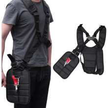 Brushcutter Harness Double Padded Shoulder Strap Belt for Lawn Mower Parts Garden Tools[w3432]